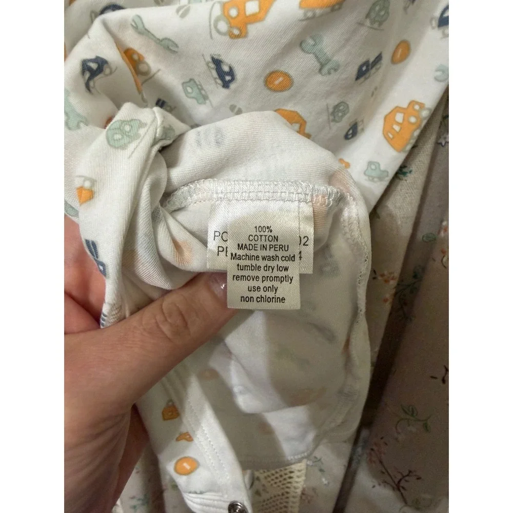 Margery Ellen Baby 18-24M Vehicle Construction Print Cotton Romper